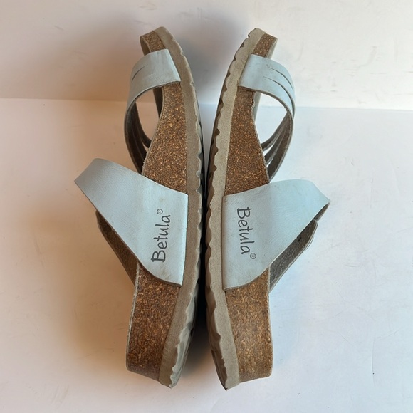 Birkenstock Betula Sky Blue Triple Strap Sandals - Picture 7 of 8